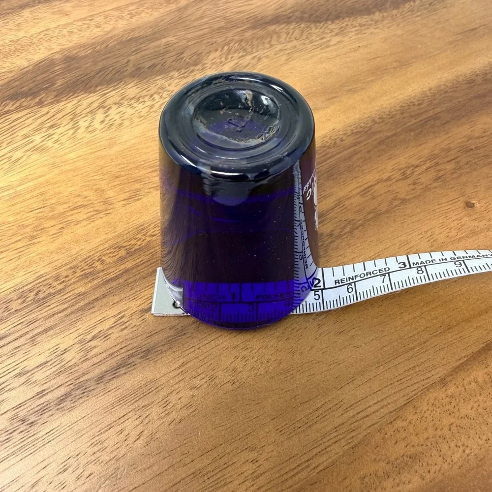 Titanic The‎ Artifact Exhibit Cobalt Blue Shot Glass Souvenir Collectible Glass